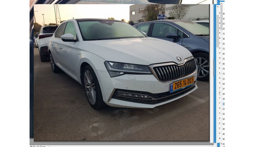 מודעת רכב סקודה סופרב