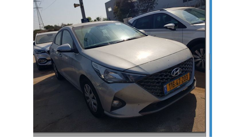 מודעת רכב יונדאי אקסנט i25
