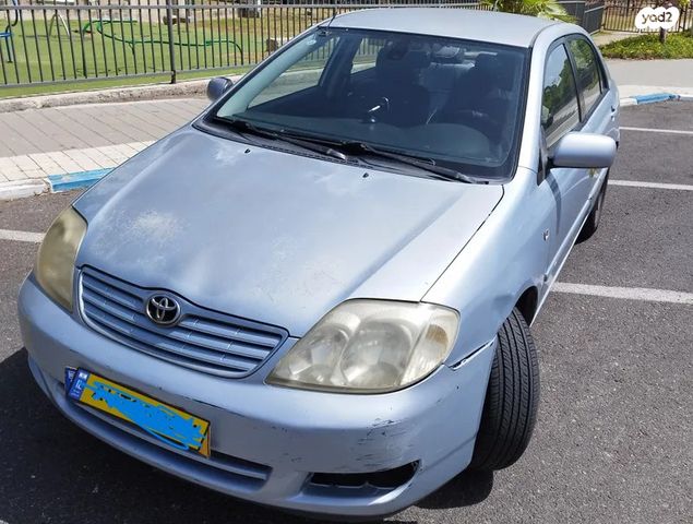 מודעת רכב טויוטה קורולה