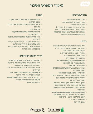 דירה, אברהם שטרן 34, קרית היובל, ירושלים