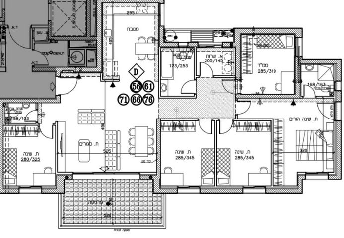 דירה, רועי קליין 7, קרית קריניצי, רמת גן