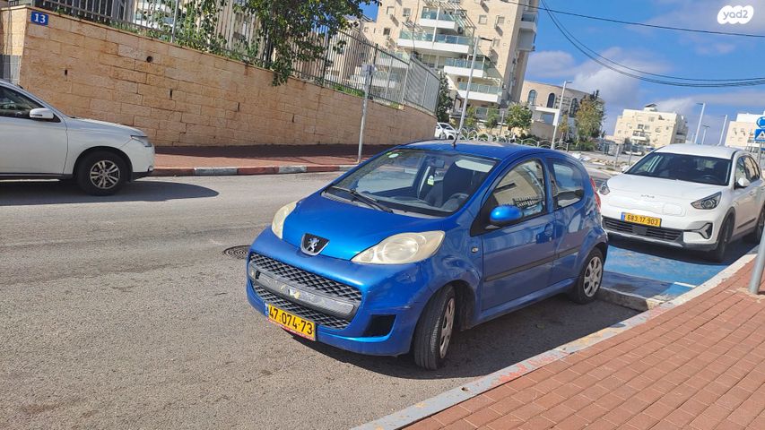 מודעת רכב פיג'ו 107