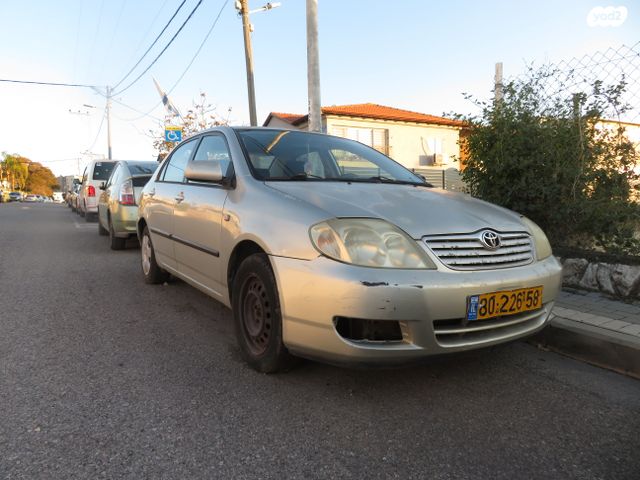 מודעת רכב טויוטה קורולה