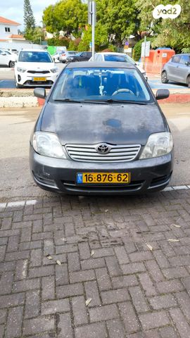 מודעת רכב טויוטה קורולה