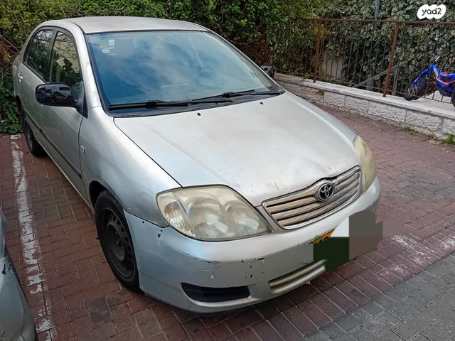 מודעת רכב טויוטה קורולה