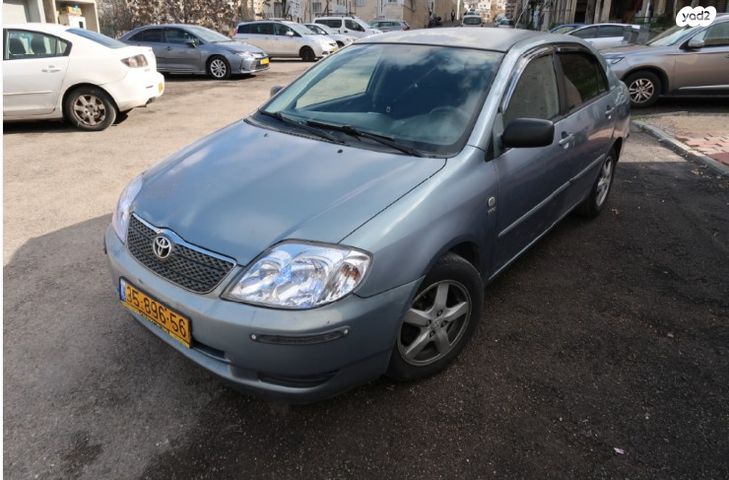 מודעת רכב טויוטה קורולה