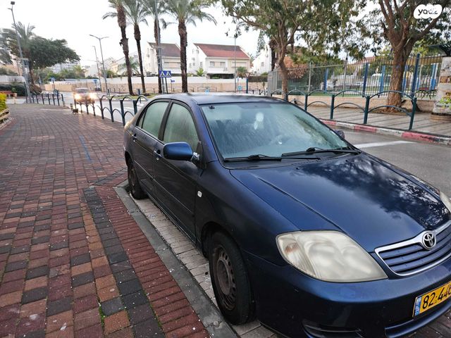 מודעת רכב טויוטה קורולה