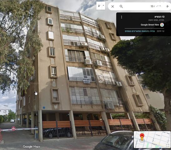 דירה, שדרות הנשיא וייצמן 13, רח' הנשיא צפון, חדרה