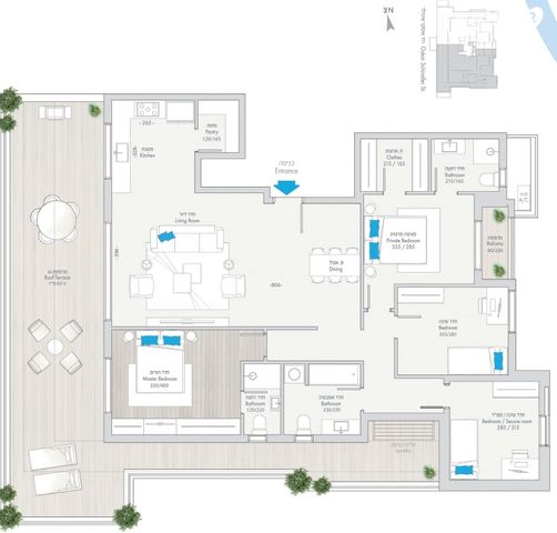 גג/ פנטהאוז, אוסקר שינדלר, הגבול רוטשילד, בת ים