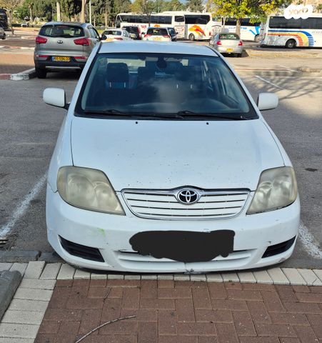 מודעת רכב טויוטה קורולה