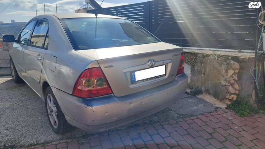 מודעת רכב טויוטה קורולה