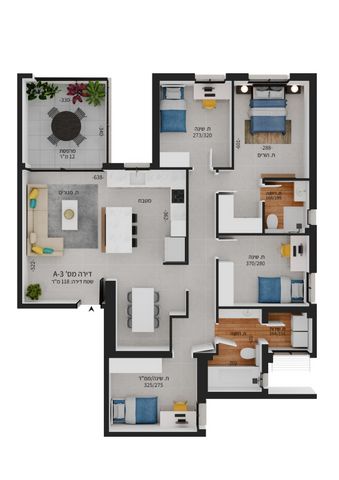 דירה, בני ברית 15, רמתיים, הוד השרון