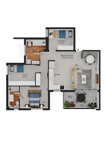 דירת גן, בני ברית 15, רמתיים, הוד השרון