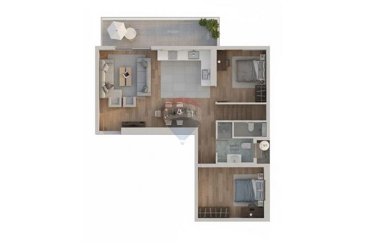 דופלקס, קליי 8, הצפון החדש - כיכר המדינה, תל אביב יפו