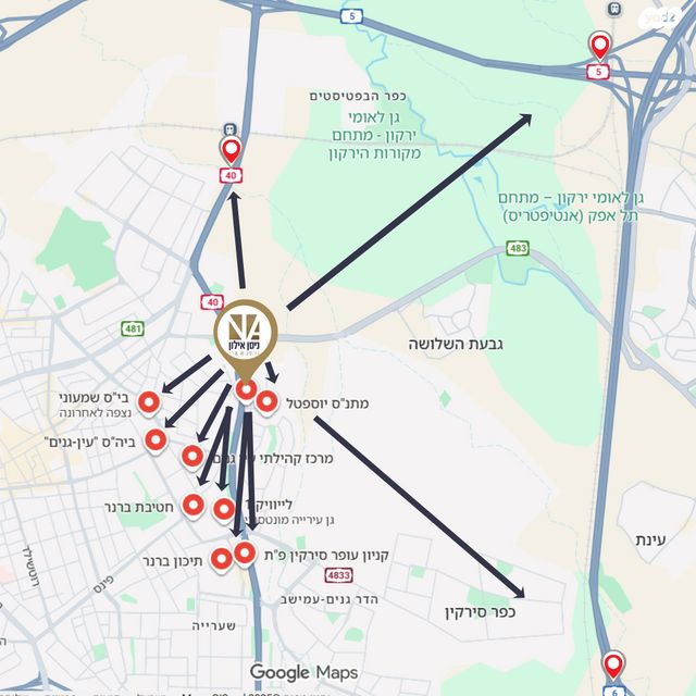 דירה, ברנר 30, יוספטל, פתח תקווה