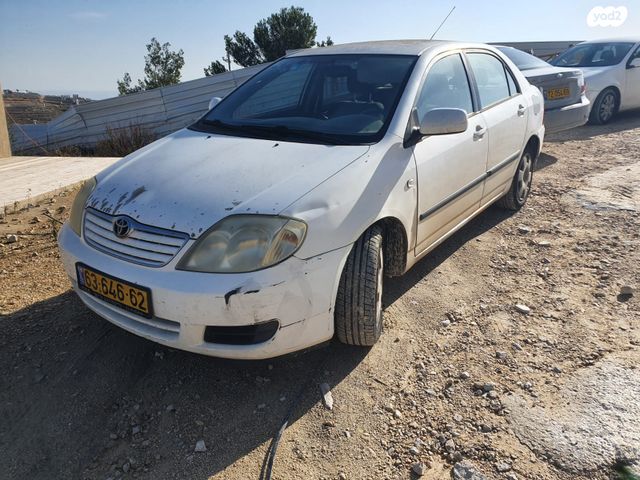 מודעת רכב טויוטה קורולה