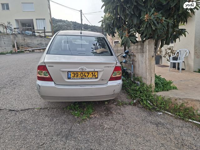 מודעת רכב טויוטה קורולה