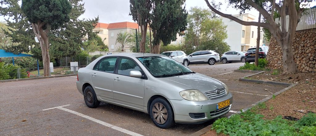 מודעת רכב טויוטה קורולה