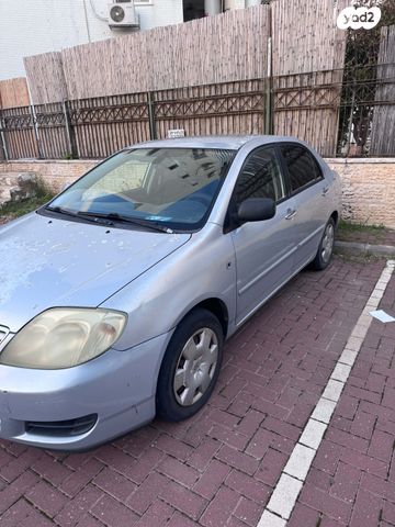 מודעת רכב טויוטה קורולה
