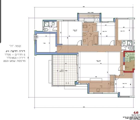 גג/ פנטהאוז, קהילת ציון 24, מרכז, הרצליה
