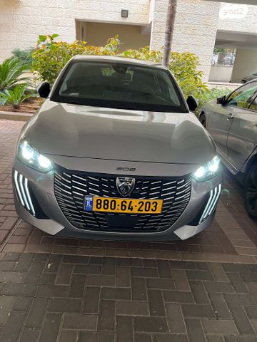 מודעת רכב פיג'ו 208