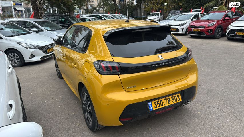 מודעת רכב פיג'ו 208