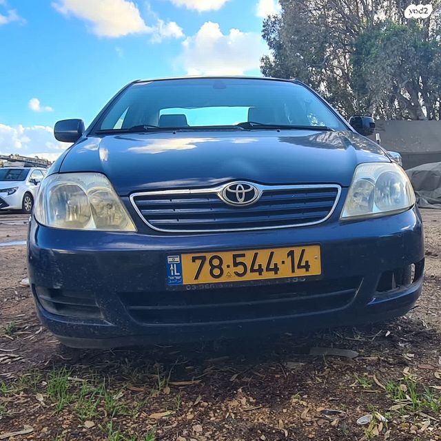 מודעת רכב טויוטה קורולה