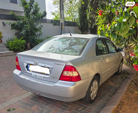 מודעת רכב טויוטה קורולה