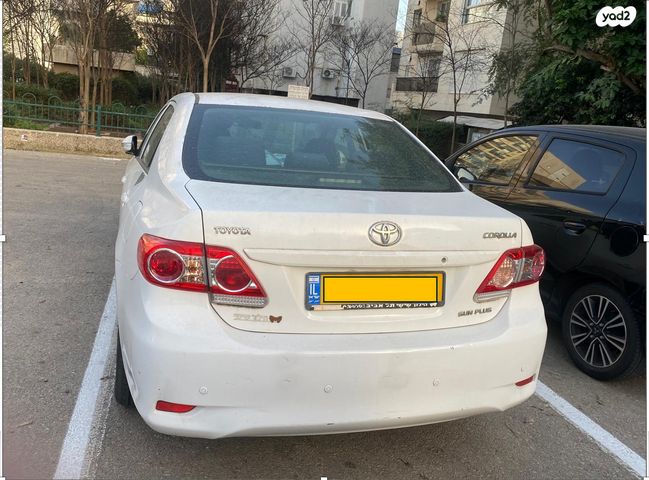 מודעת רכב טויוטה קורולה