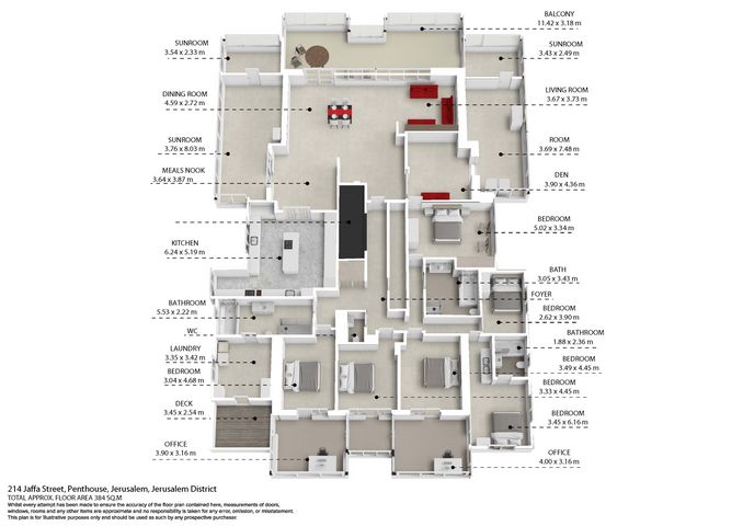 גג/ פנטהאוז, יפו, מקור ברוך, ירושלים