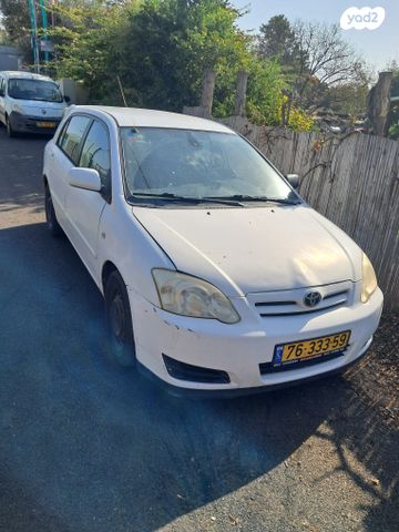 מודעת רכב טויוטה קורולה