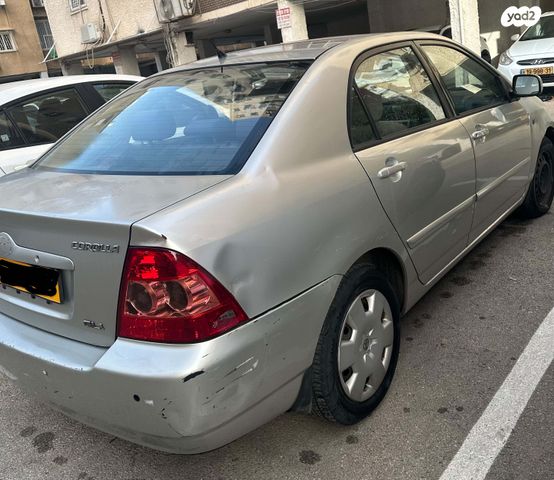 מודעת רכב טויוטה קורולה