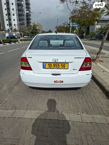מודעת רכב טויוטה קורולה
