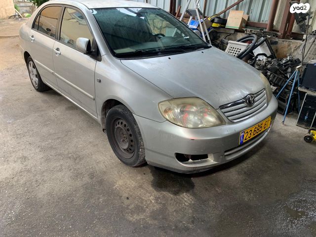מודעת רכב טויוטה קורולה