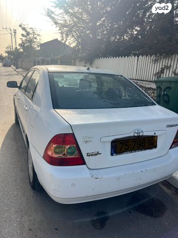 מודעת רכב טויוטה קורולה