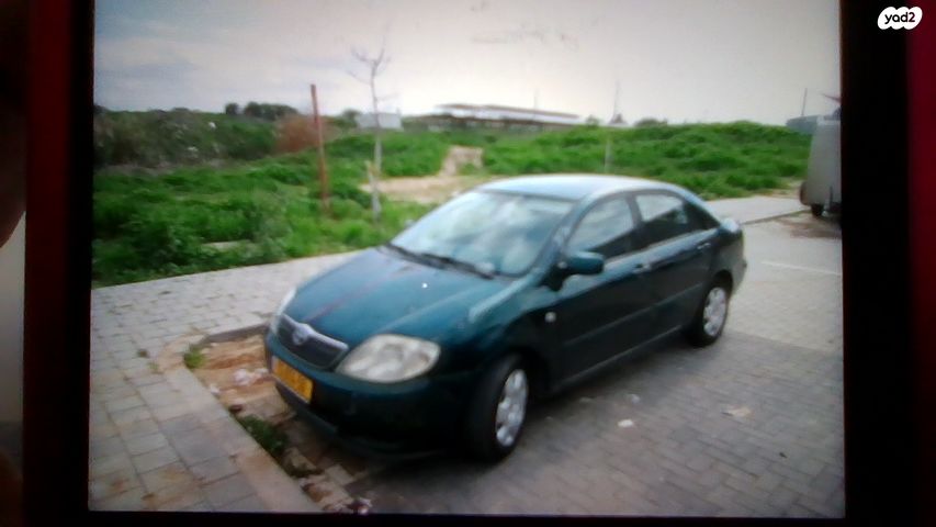 מודעת רכב טויוטה קורולה