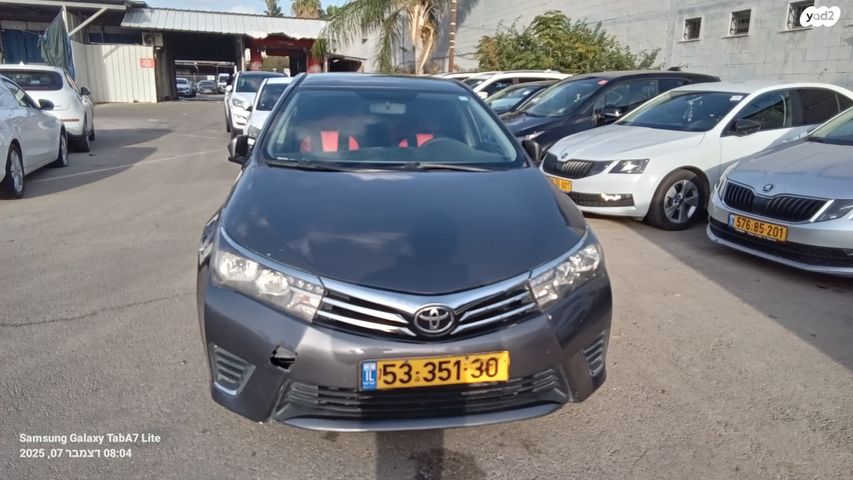 מודעת רכב טויוטה קורולה