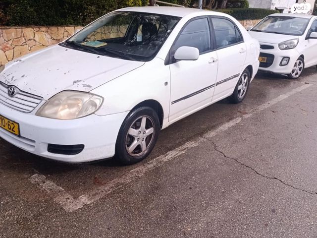 מודעת רכב טויוטה קורולה