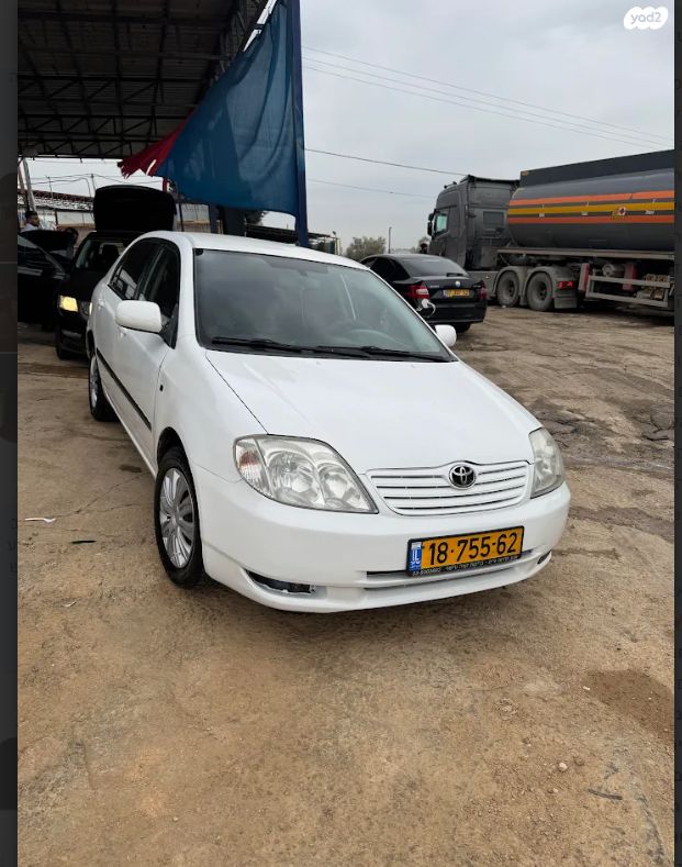 מודעת רכב טויוטה קורולה