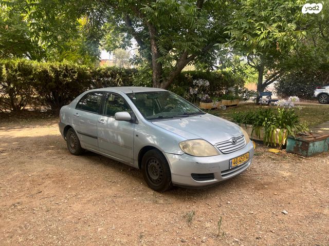 מודעת רכב טויוטה קורולה