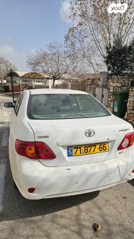 מודעת רכב טויוטה קורולה