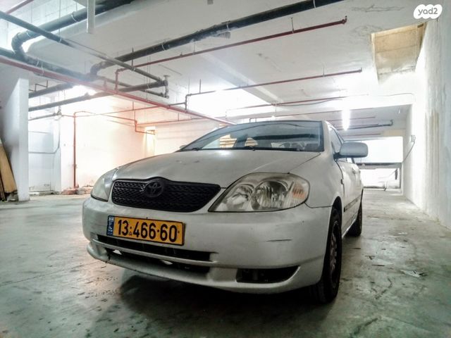 מודעת רכב טויוטה קורולה