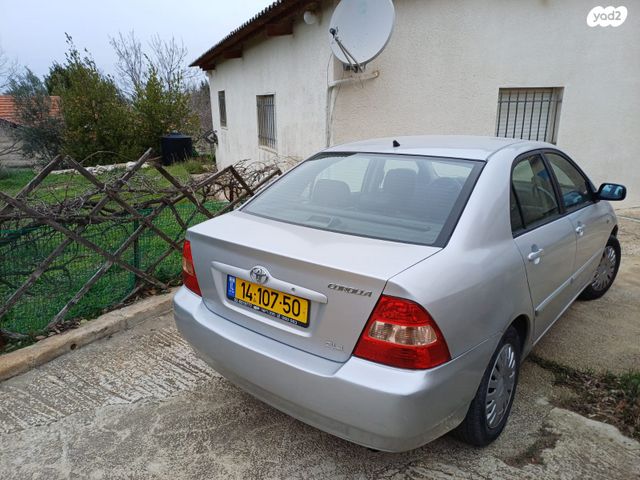 מודעת רכב טויוטה קורולה