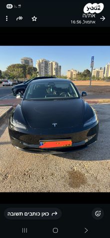 מודעת רכב טסלה מודל 3