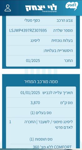 מודעת רכב אם ג'י MG3 2