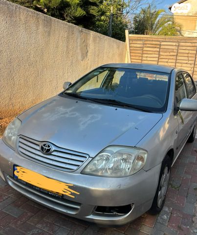 מודעת רכב טויוטה קורולה