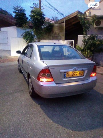 מודעת רכב טויוטה קורולה