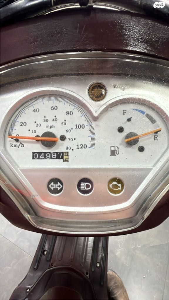 מודעת רכב קיוואי זהרה 125