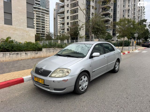 מודעת רכב טויוטה קורולה