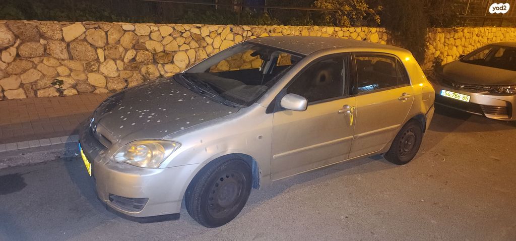 מודעת רכב טויוטה קורולה
